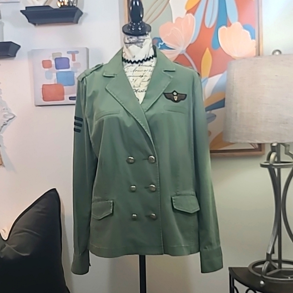 Cabi army inspired button front jacket - image 1